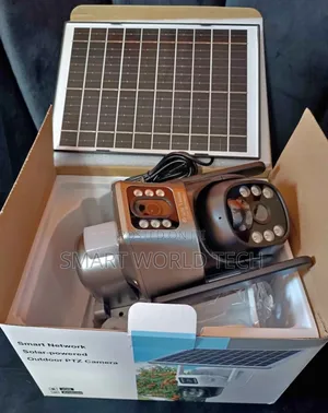A Dual Lens PTZ Solar Camera Sim Card Enable