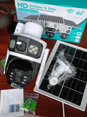 Dual Lens 4g Solar Camera Hd