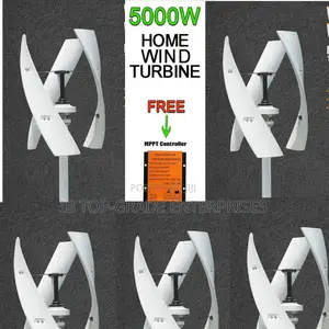 Why Rent Your Power? Own It With 48v 5000w Vertical Wind Turbine