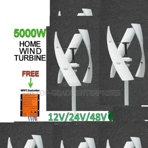 True Energy Independence: 5000w 48v Vertical Turbine for Remote Living