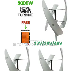 Your Home's New Power Partner: 48v 5000w Silent Vertical Wind Turbine
