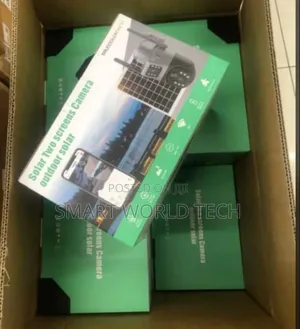 Double Lens Solar Camera With 4g