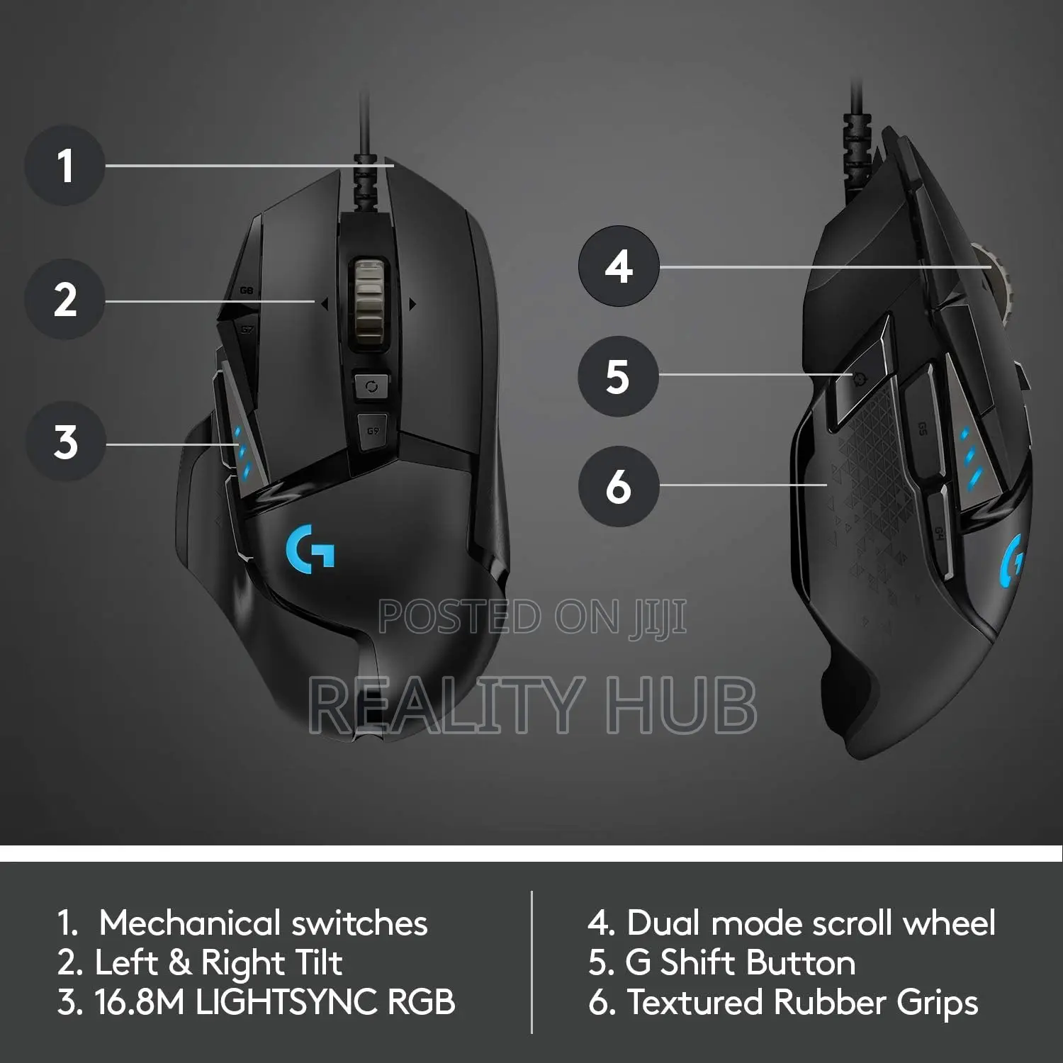 Logitech G520 Hero High Performance Wired Gaming Mouse