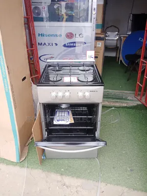 50*50cm 4 Burner Maxi Gas Cooker With 1year Warranty, Black Gray Color