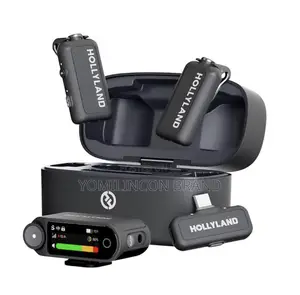Hollyland Lark Max 2 Wireless Lavalier Microphone for iPhone.