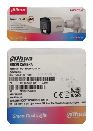 Dahua Smart Dual Light Bullet Camera 2mp