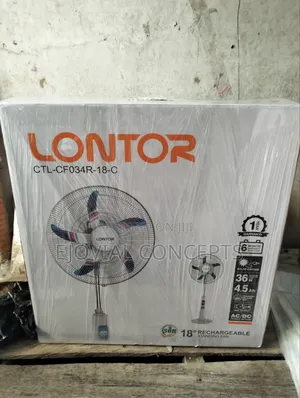 Lontor 18" Rechargeable Fan