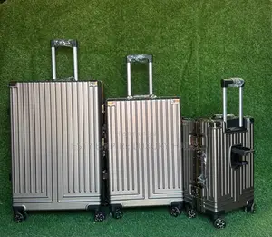 High Quality Luxury Set of Three Aluminum Bag