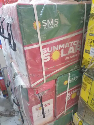 SMS 220ah Solar Tubular Battery With 5 Years Warranty