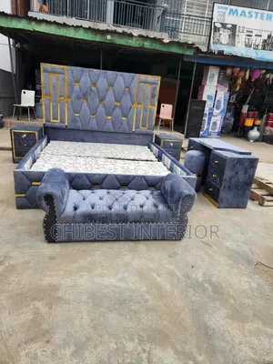 Standard 6by6 Padded Bed Frame With All Accessories