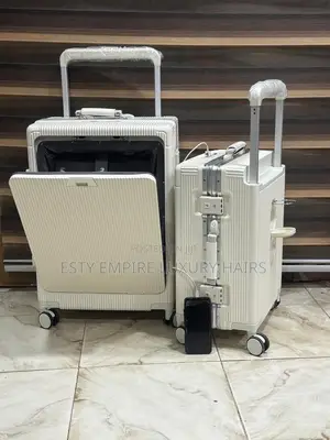 Set of Two Wide Pole Aluminum With Back Cup Space and Usb