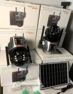 Dual Lens 4g Security Solar Camera
