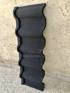 Plain Black Romania Stone Coated Roofing Tiles