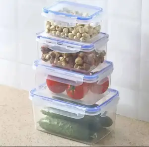 4pcs Refrigerator Storage Box Food Container