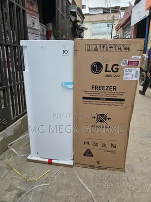 Lg Standing Freezer 168l Silver (Gn-304sl)