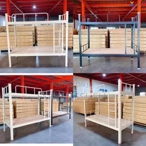 High Quality Foreign Metal Double Bunk Bed