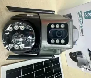 A 4g Dual Lens PTZ Security Solar Camera
