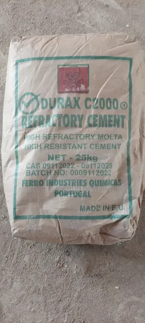 High Resistance Durax C2000 Refractory Cement