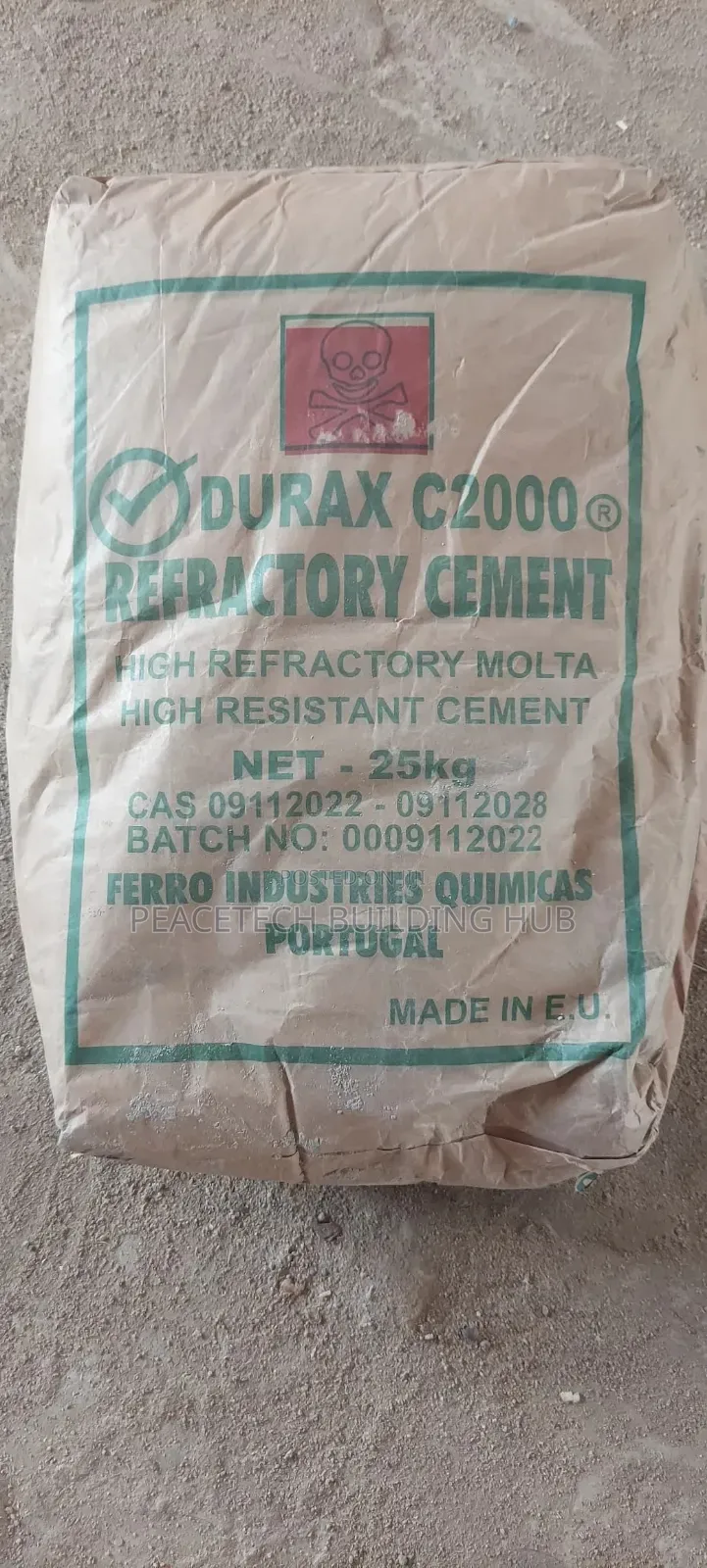 High Resistance Durax C2000 Refractory Cement