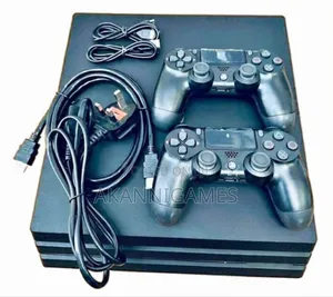 Clean Ps4 Pro 1tb With 15 Games Plus 2 Gamepad”