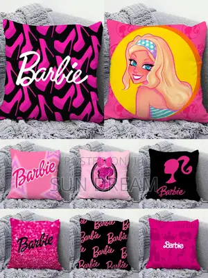 Barbie Cushion Pink Throw Pillow Cover Pink Pillow Cover