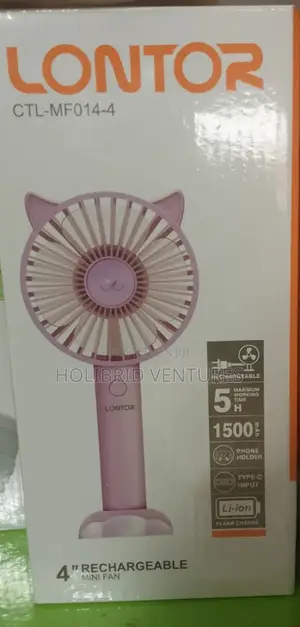 Lontor Rechargeable Hand Fan