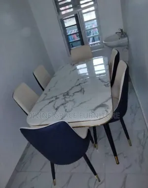 Solid Marble Dinning Set