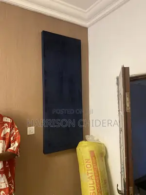 Dark Navy Blue MDF Made Acoustic Panels