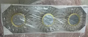 Set of 3 Gold Wire Mirror