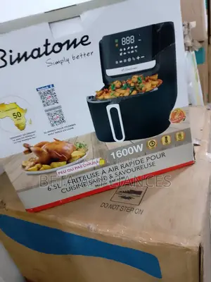 Fry, Grill Roast With Binatone 6.5l Air Fryer