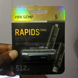 Hiksemi 512gb Rapids Pro Dual Usb 3.2 Gen 2 Portable SSD