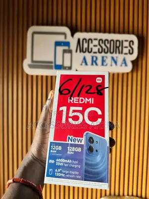 New Xiaomi Redmi 15C 4G 128 GB Black