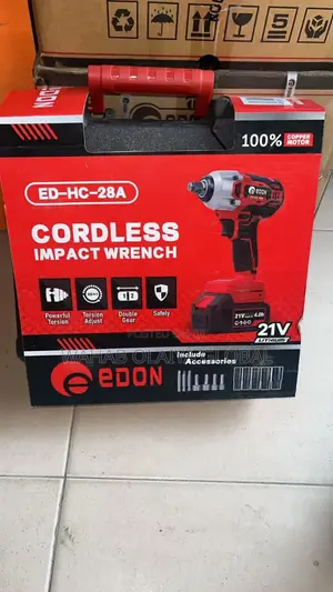 Edon 21v 4.0ah Cordless Impact Wrench – Heavy Duty Power Tool