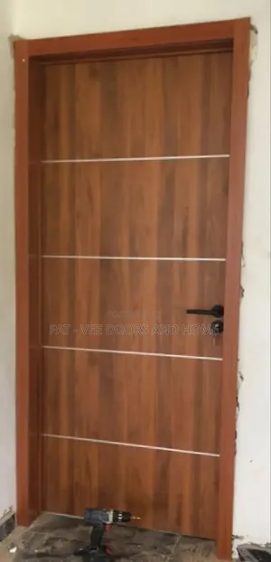 Brown HDF Wooden Door