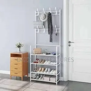 4 Layers Shoe Rack With Hanger