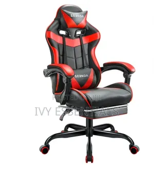 Gaming Chair With Footrest, Lumbar Support, High Back Computer Chair
