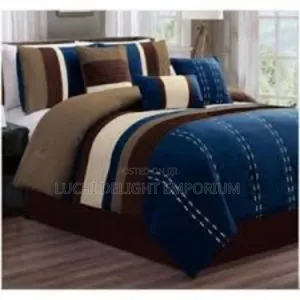 Plain Pattern Cotton Bedsheet + Duvet + Pillowcases