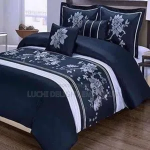 Plain Pattern Cotton Bedsheet + Duvet + Pillowcases