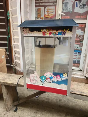Black Popcorn Machine