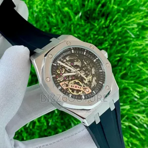 Original Audemars Piguet Black Rubber Strap Mechanical Watch