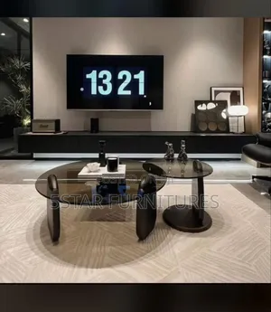 2in1 Modern Tempered Glass Coffee Table
