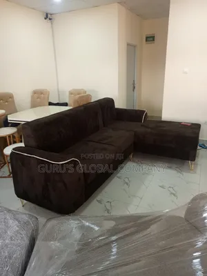 Luxury Alibert Brown Lshape Chairset