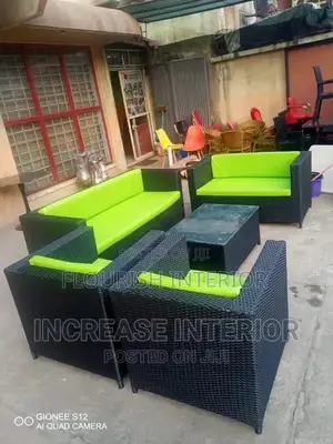 Quality Outdoor Rattan Set by 7 Seater