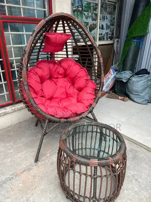 Quality Imported Unique Rattan Relaxing Swing and Table