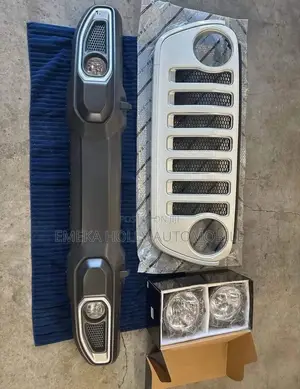 Jeep Wrangler Front Bumper and Grill Headlight 2020/2022/2024 Model Jl