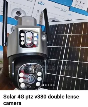 Dual Lens Standalone 4g Solar Camera