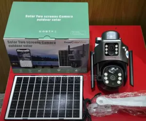 Dual Lens PTZ Solar Camera Sim Enable