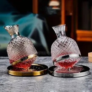 Luxury Rotating Wine Decanter Drinks Jug