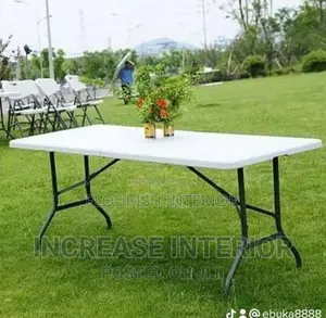 High Quality Imported Outdoor Plastic Folding Table 6ft