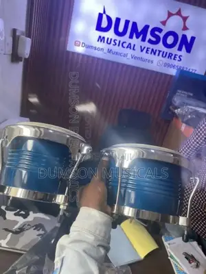Bongo Drum Big Size Blue Color